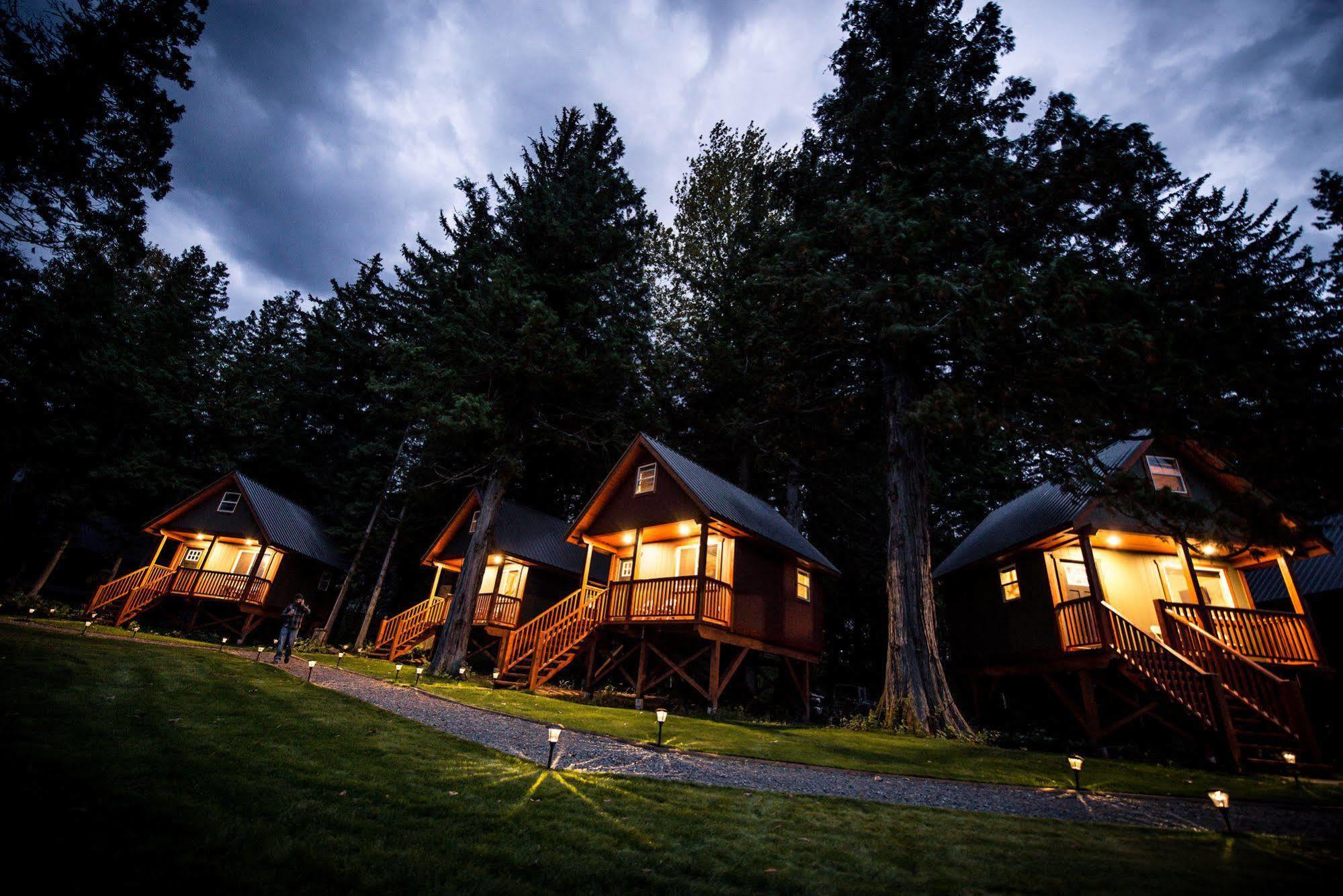 Hidden Acres Farm And Treehouse Resort Terrace Eksteriør billede
