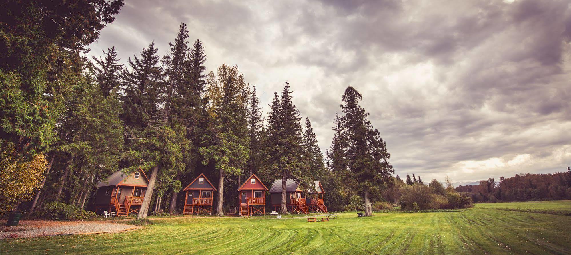 Hidden Acres Farm And Treehouse Resort Terrace Eksteriør billede