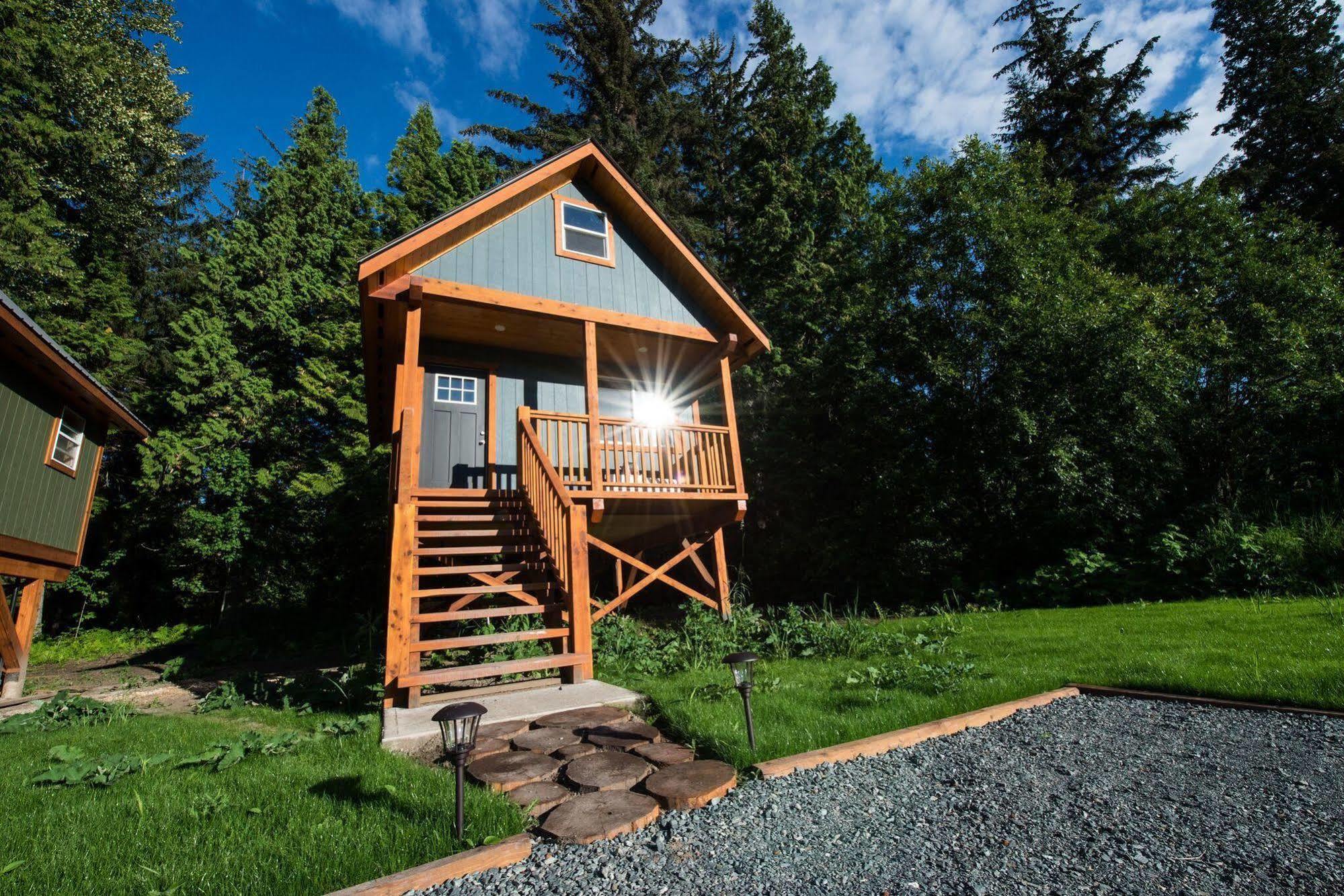 Hidden Acres Farm And Treehouse Resort Terrace Eksteriør billede