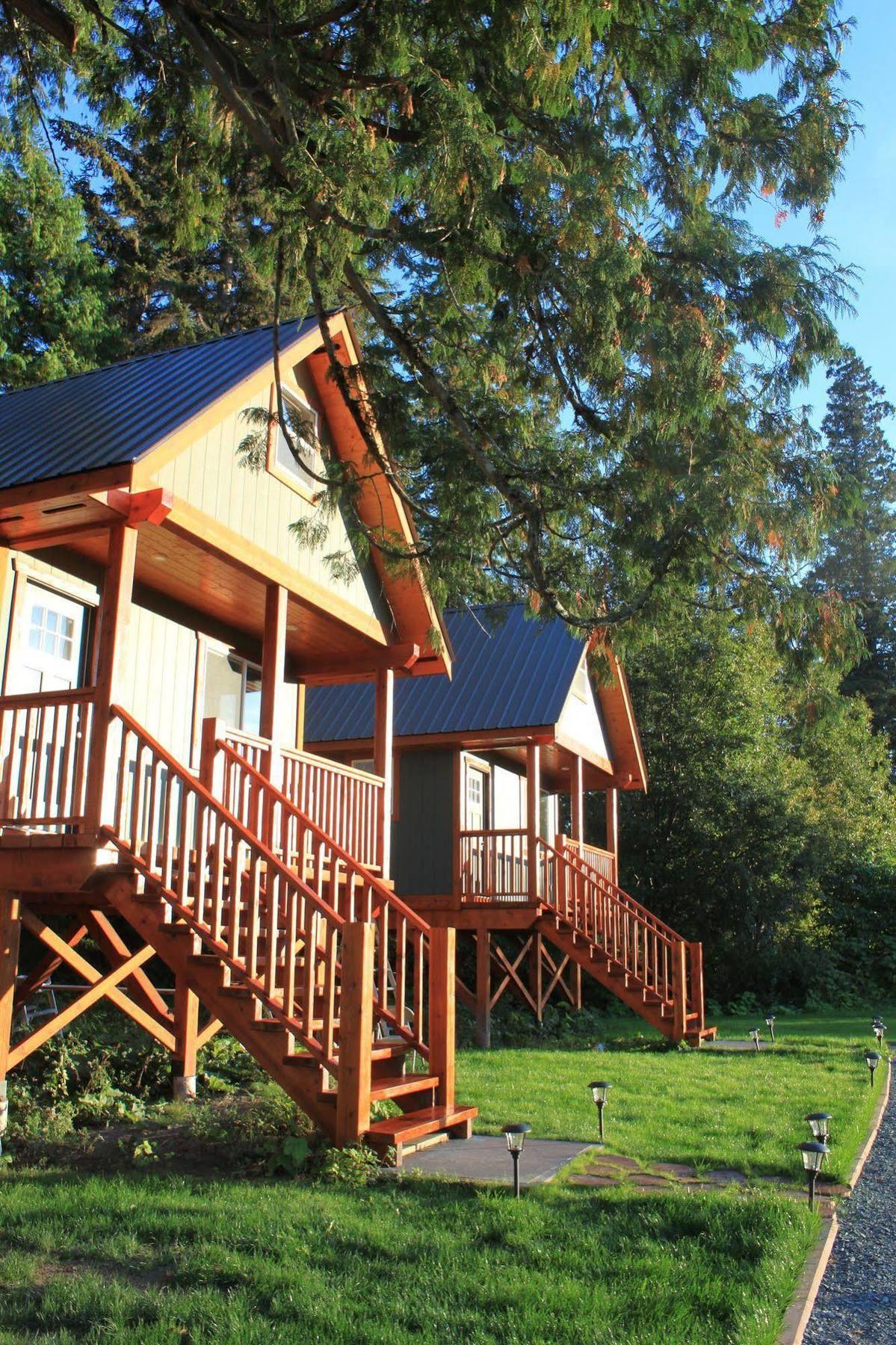 Hidden Acres Farm And Treehouse Resort Terrace Eksteriør billede