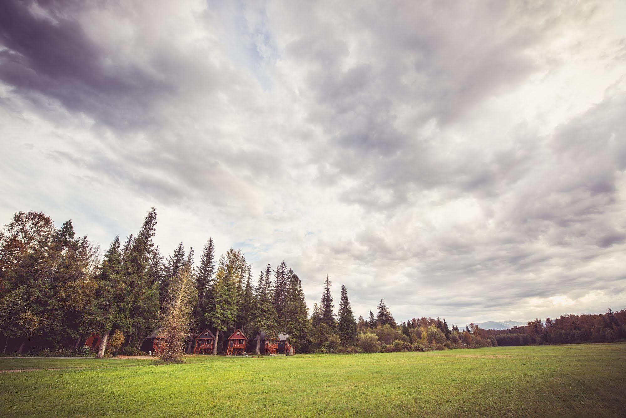 Hidden Acres Farm And Treehouse Resort Terrace Eksteriør billede
